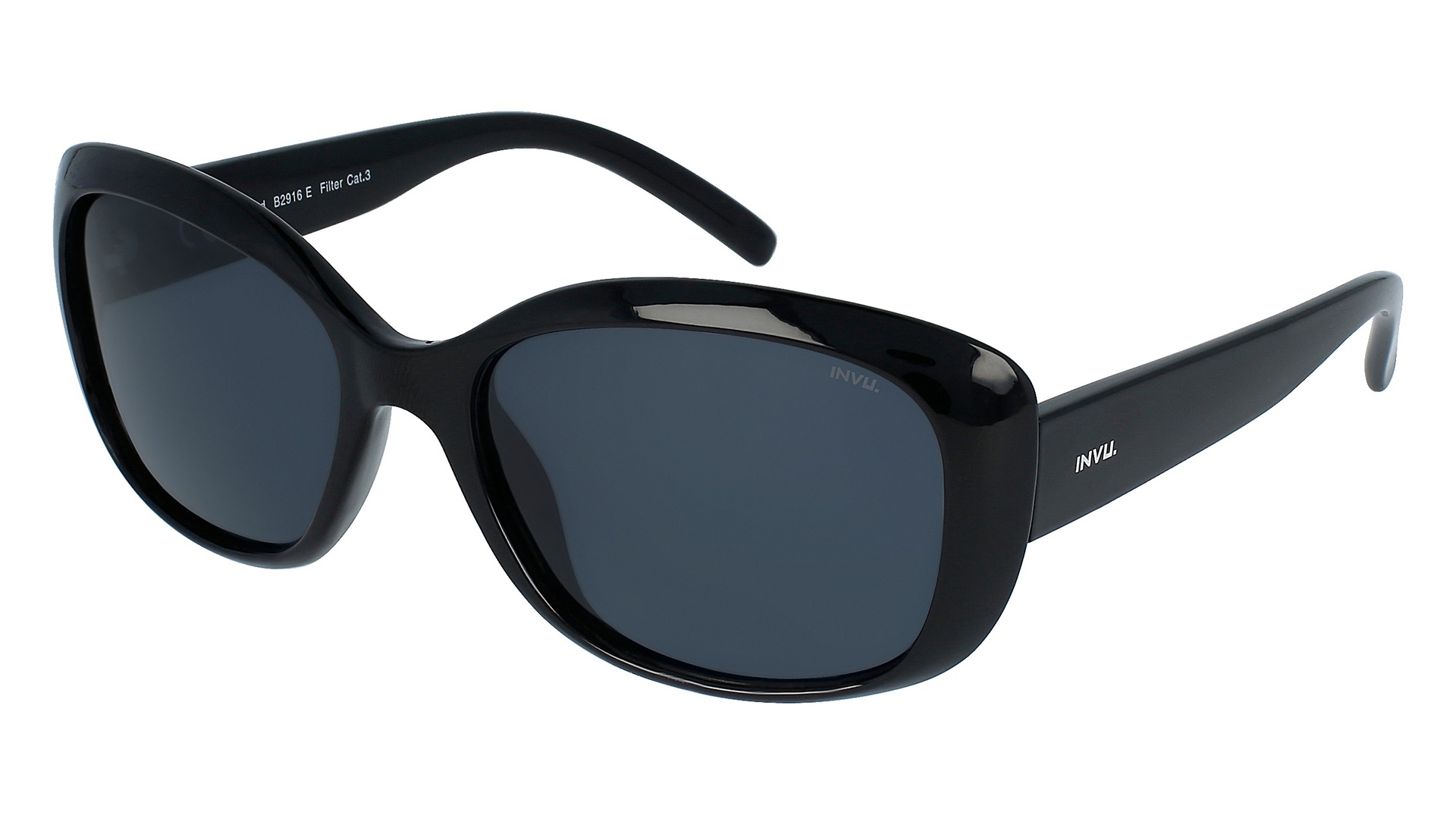 [B2916E] Lentes de sol INVU B2916 Femenino (Black)