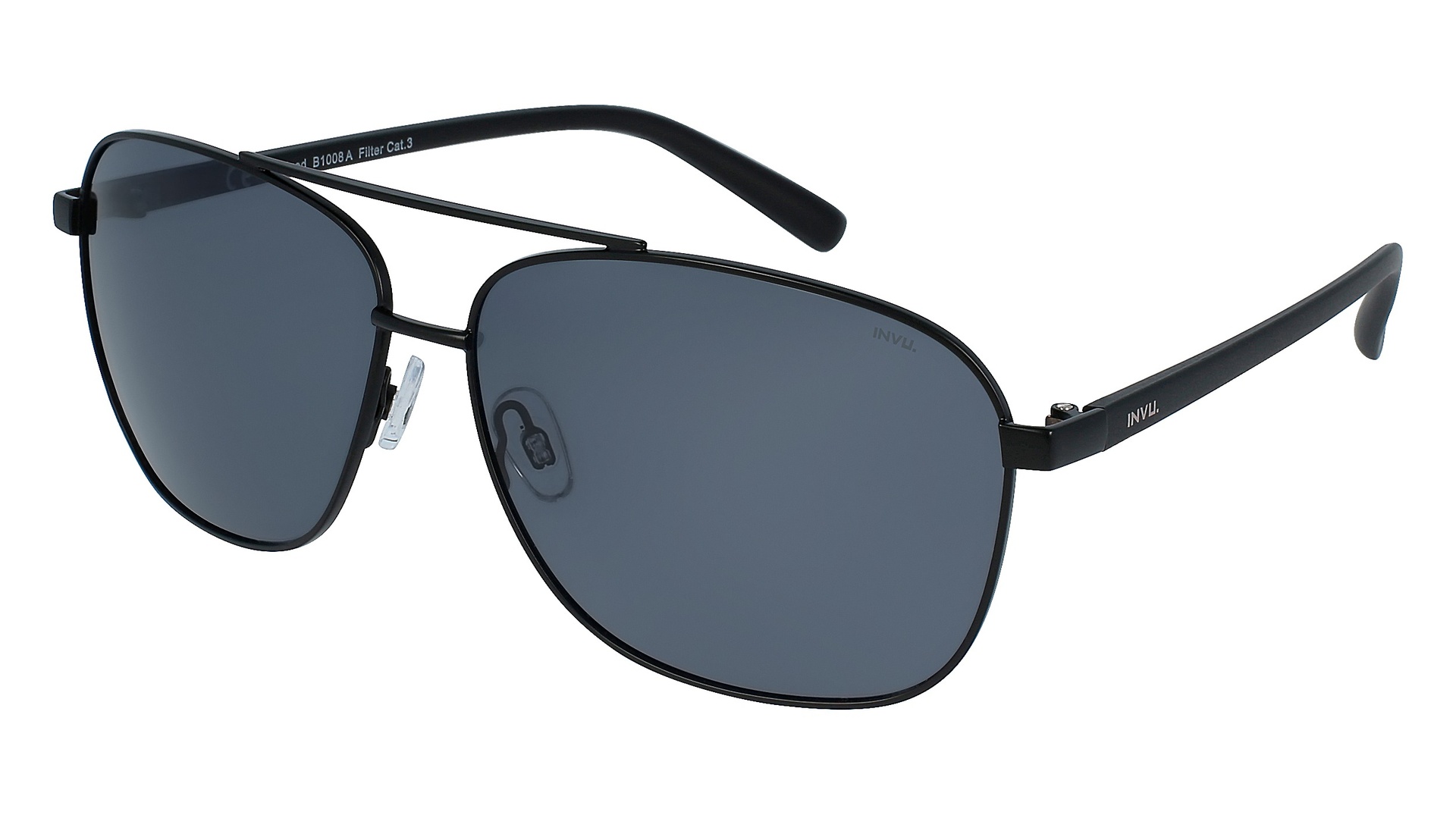 [B1008A] Lentes de sol INVU B1008 Masculino (Matt Black)