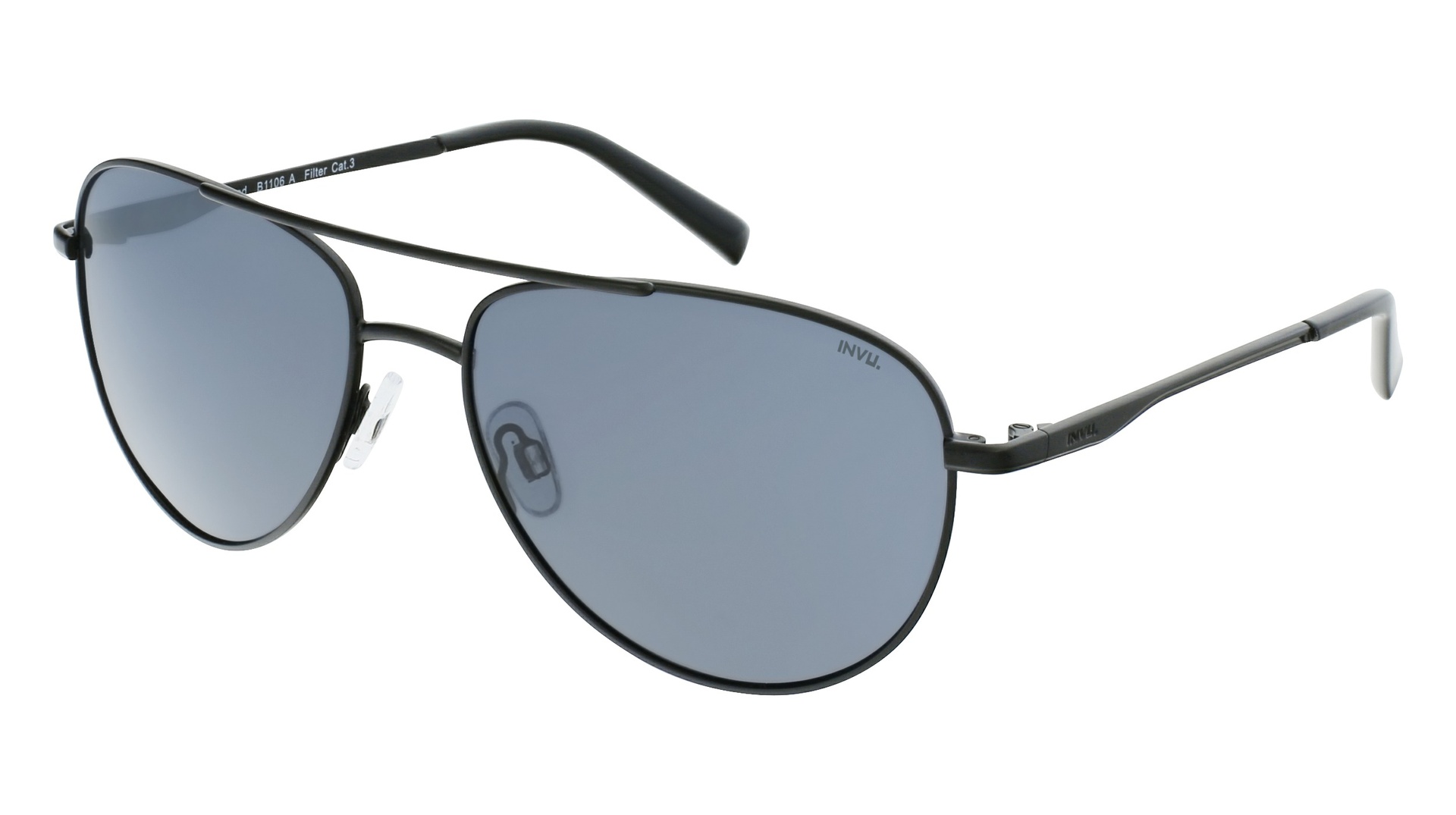 [B1106A] Lentes de sol INVU B1106 Masculino (Matt Black)