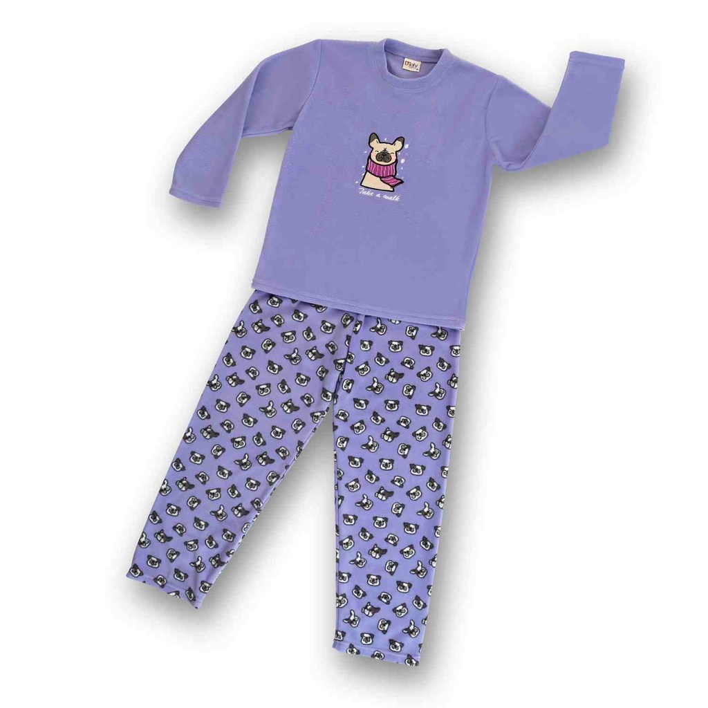 Pijama Niña Polar Dog P7115