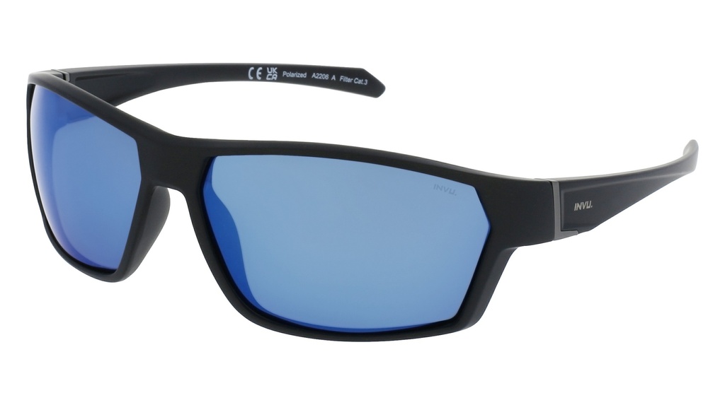 lentes de sol invu Matt Black A2206A