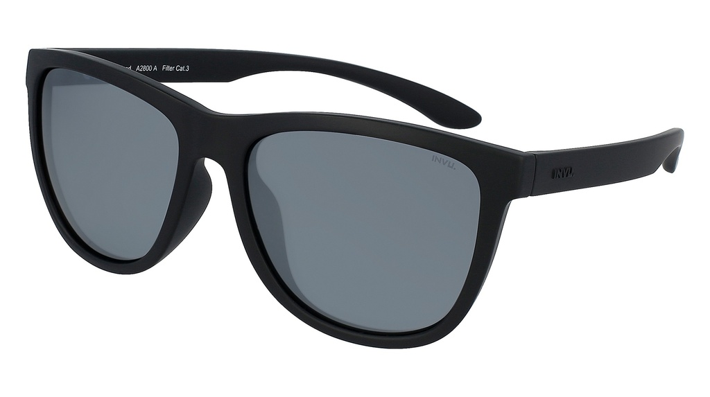 lentes de sol invu Matt Black, Flex A2800A