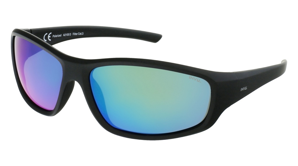 lentes de sol invu Rubb. Black, Flex A2105D