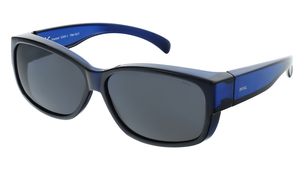 Lentes de sol invu Transp. Blue E2401J