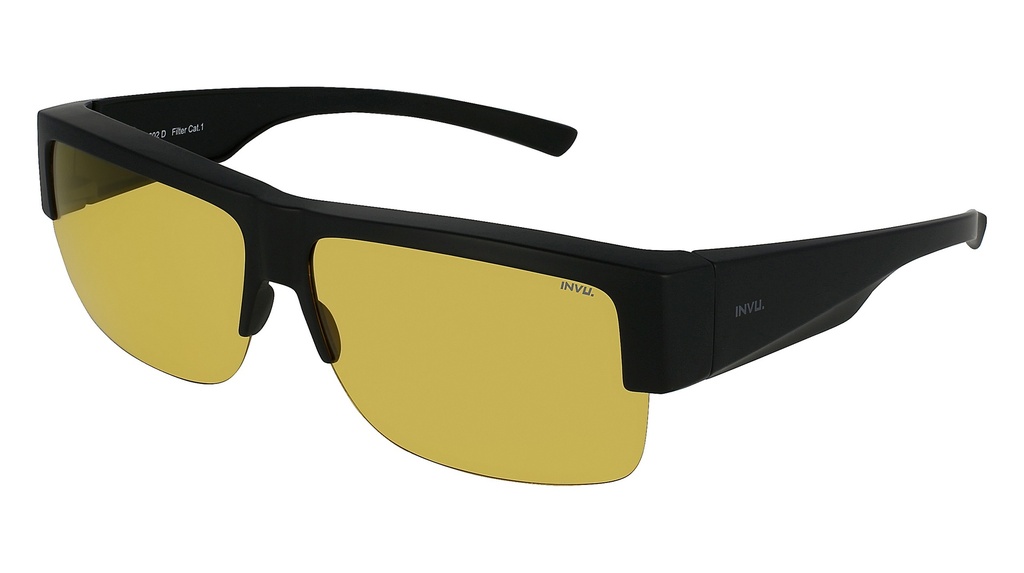 Lentes de sol Invu Matt Black, Night-Vision E2602D