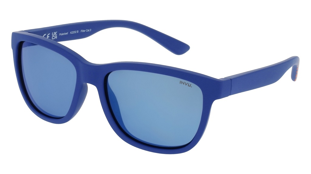 Lentes de sol INVU Kid, Matt Blue/Orange, Flex K2202B