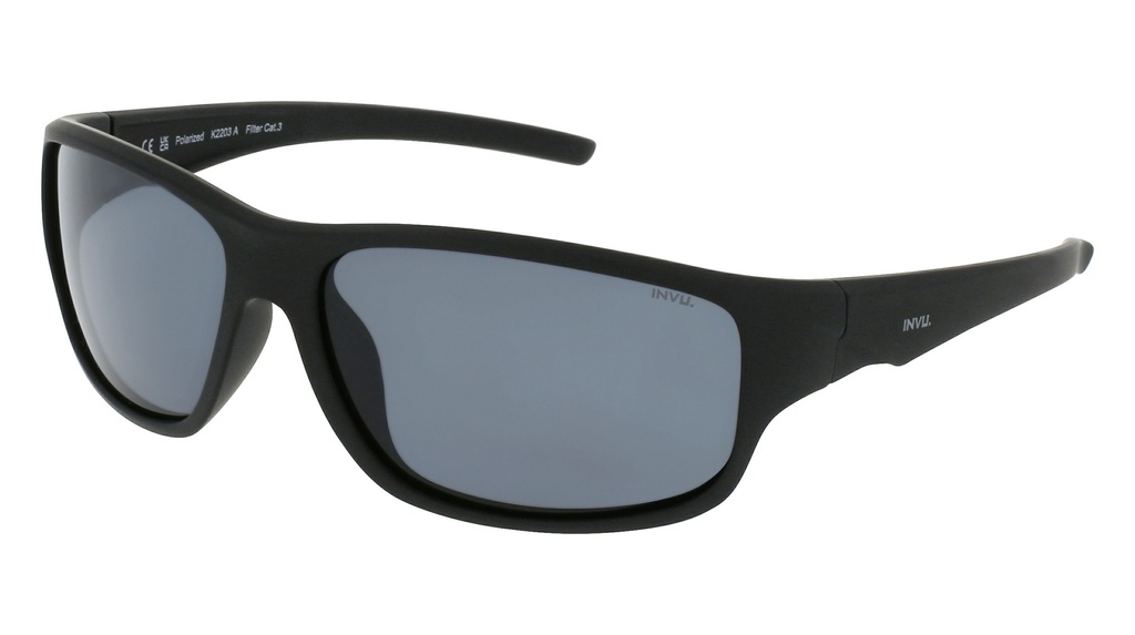 Lentes de sol Invu Kid, Matt Black, Flex K2203A