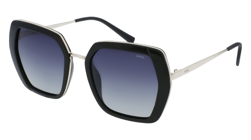 Lentes de Sol INVU B1210A Black/Gold