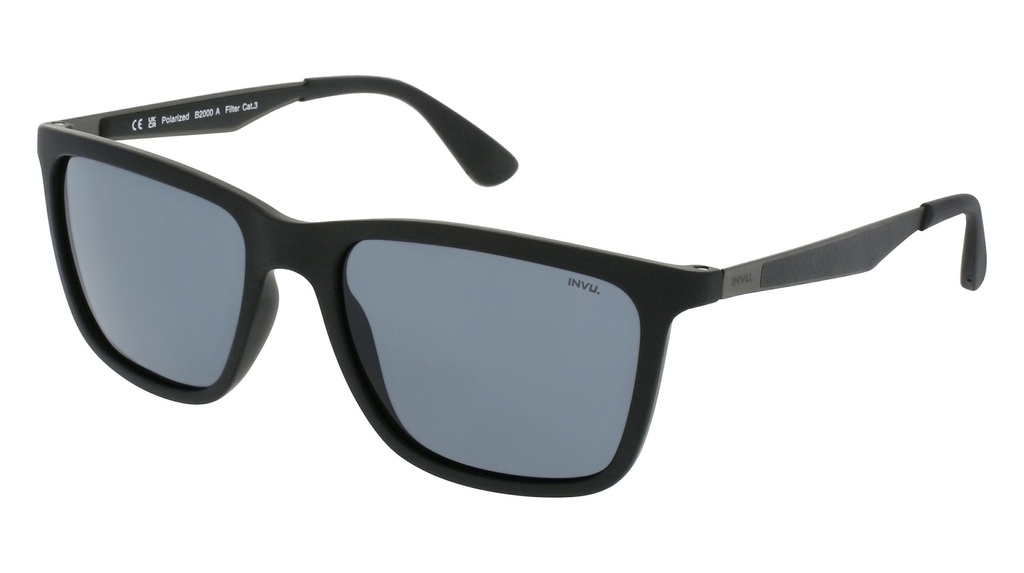 Lentes de Sol INVU B2000A Matt Black/Matt Gun