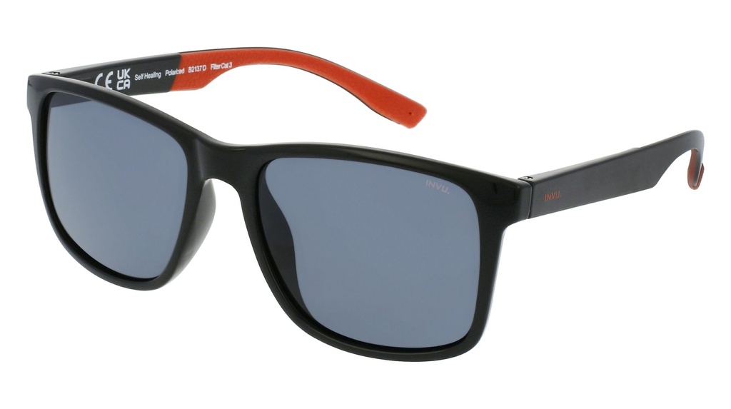 Lentes de Sol INVU B2137D Black/Red, Self-Healing