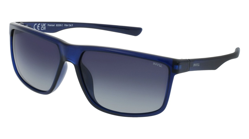 Lentes de Sol INVU B2208C Transp. Navy