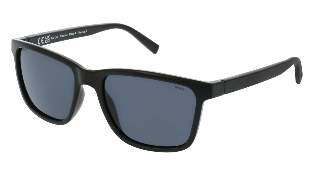 Lentes de Sol INVU, B2236A Black, PET