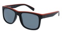 Lente de sol INVU Hombre A2311A Matt Black/Red