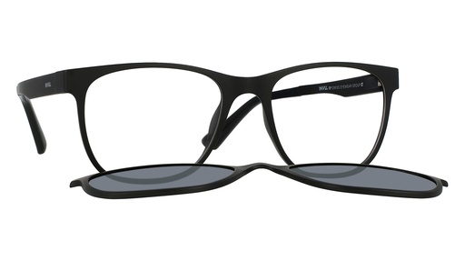 [G4703A] Lentes Optical Frames + ClipOn INVU Matt Black, G4703A