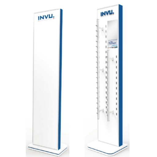 [INVEX10045] Exhibidor  de pared INVU 30U cerradura