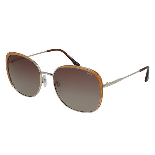 [B1018C] Lente de sol Mujer INVU B1018 Gold/Beige